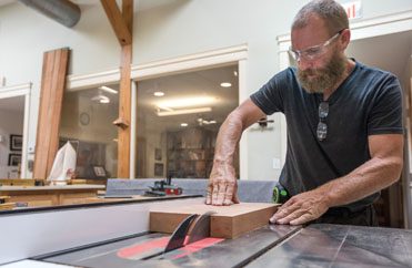 reg learn to use a table saw, rip boards, woodworking classes