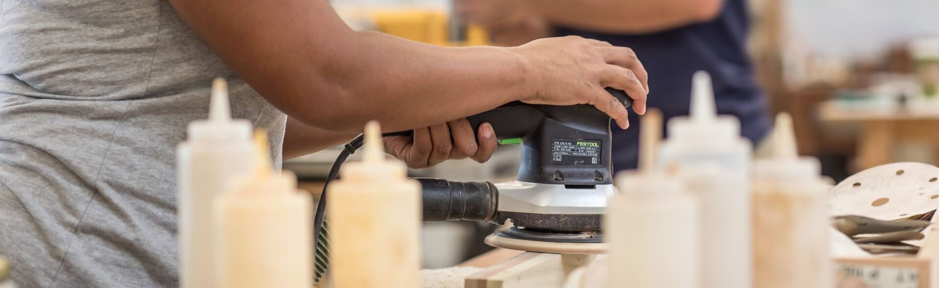 skill learn to sand wood, Sanding and finishing classes