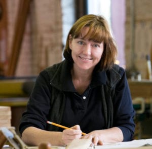 Woodworking class instructor and business owner, Kate Swann