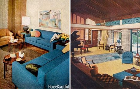 house beautiful, mid century modern style