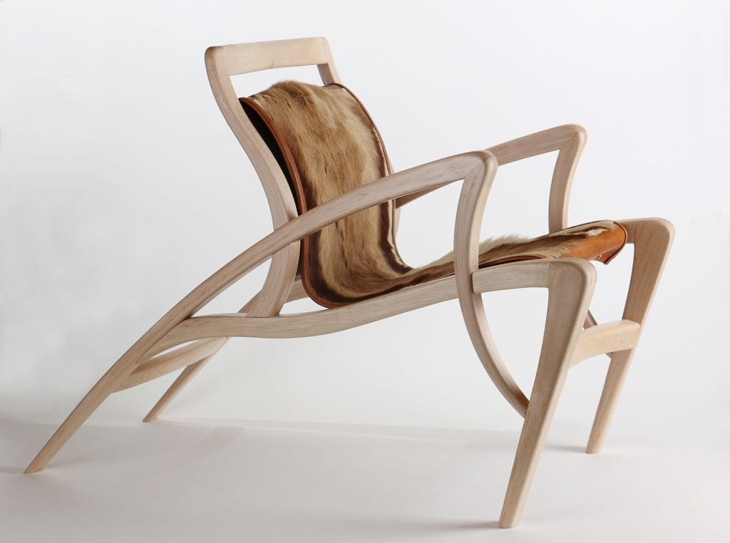 antelope chair, spring box chair