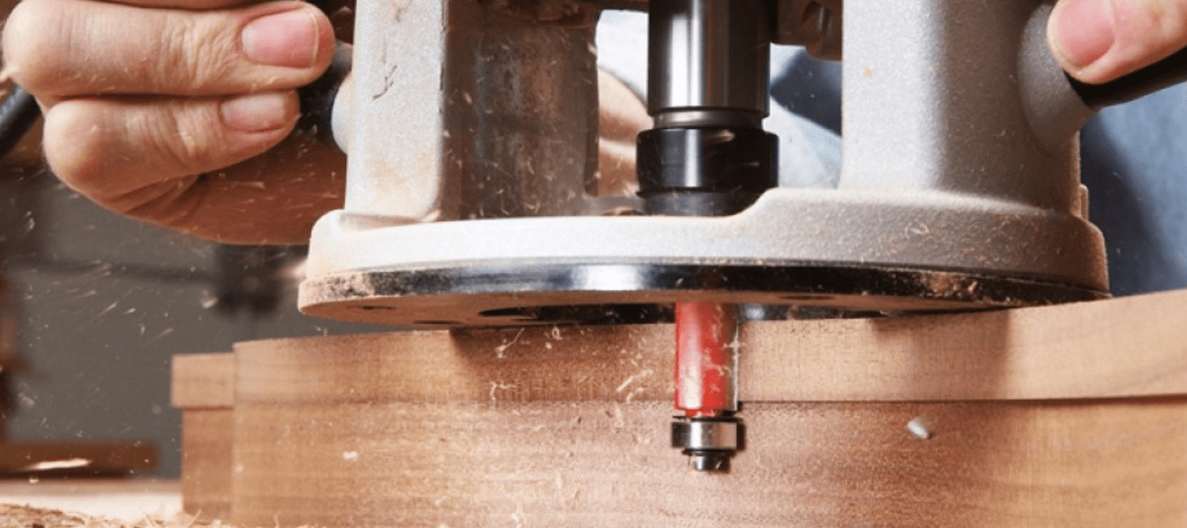 Wood Router in use at Florida School of Woodworking