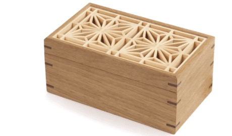 tea box with kumiko