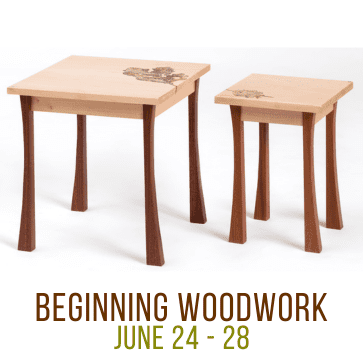 Beginning Woodwork classes