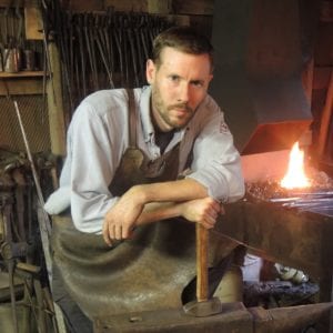 Jason Lonon, instructors, forge, portrait,